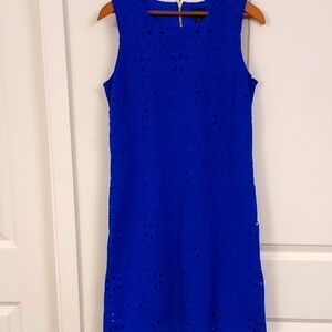 Worthington Blue lace dress size M